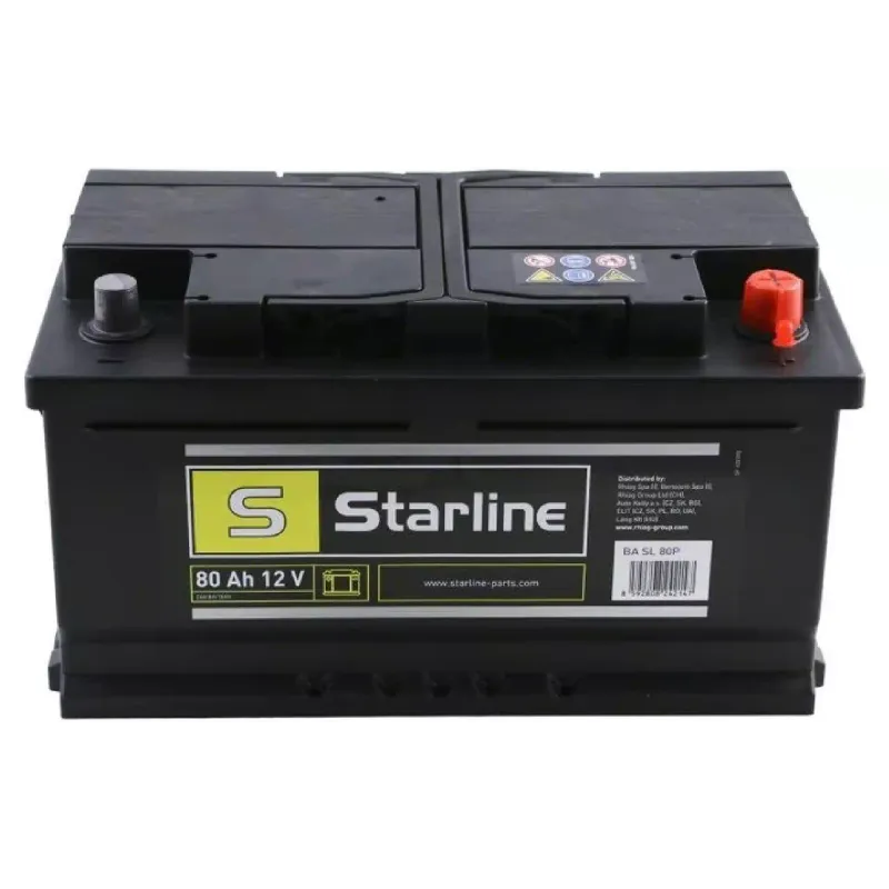 Акумулятор Starline 12 В 80 А·г 740 А (BASL80P)