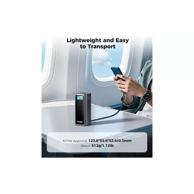 Banco de poder Choetech 20000 mAh (B815C)