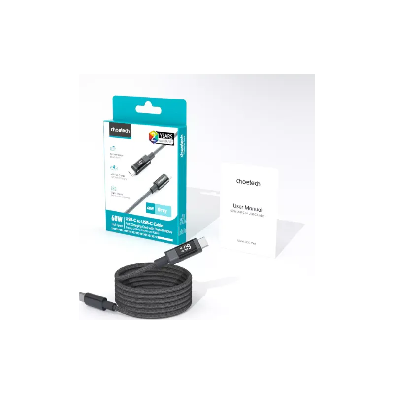 كابل Choetech, Grey (XCC-1068-GY)