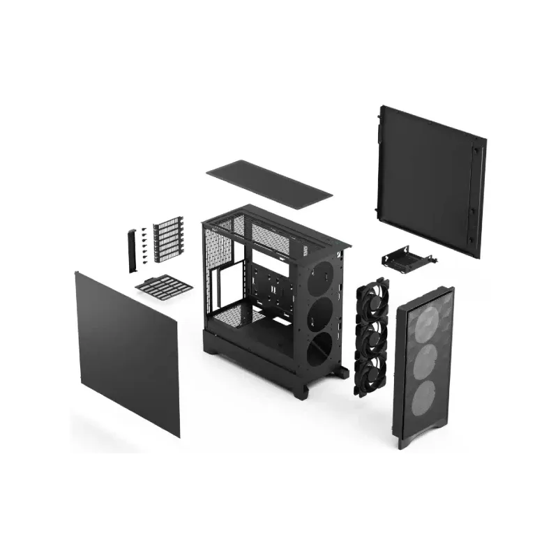 Кутия за компютър Fractal Design, Black (FD-C-POA2A-01)