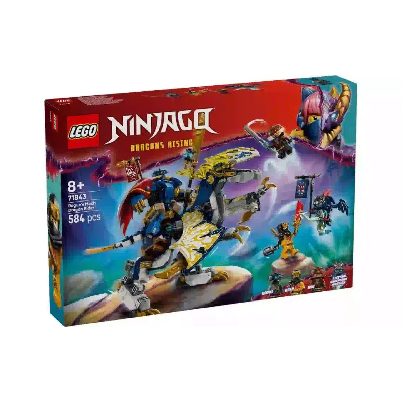منشئ LEGO NINJAGO Rogue's Mech Dragon Rider (71843)