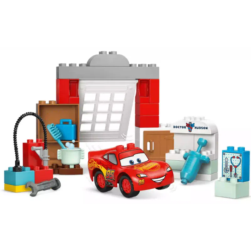 Constructor LEGO Duplo Disney McQueen's Visit to Doc's Garage (10456)