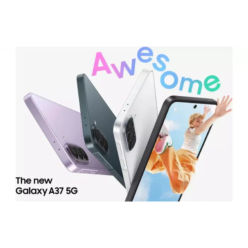 Teléfono inteligente Samsung Galaxy A37 5G A376, White (SM-A376BZWBEUC)