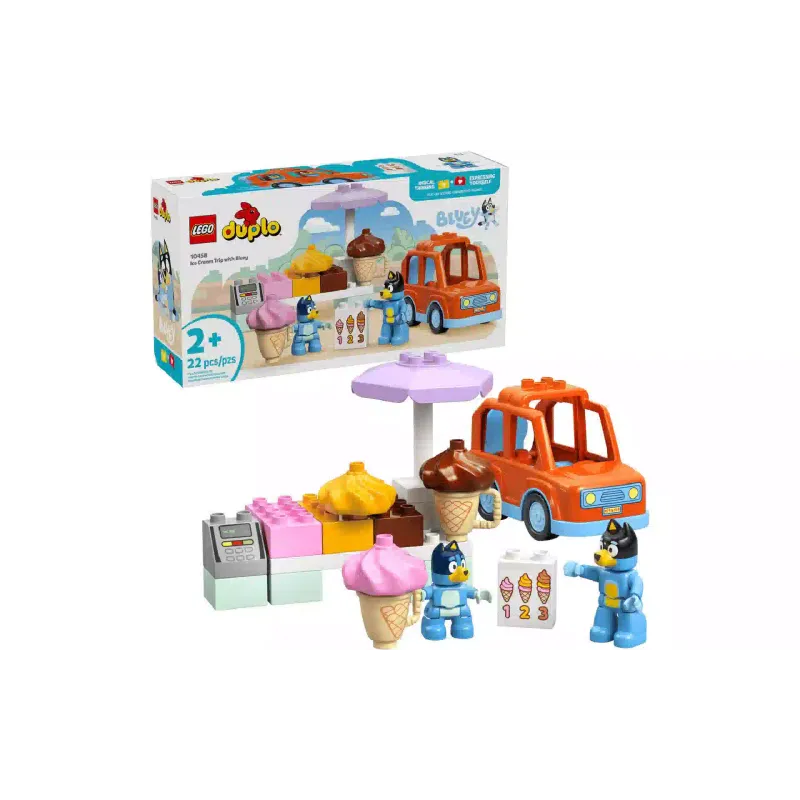 منشئ LEGO Ice Cream Trip with Bluey (10458)