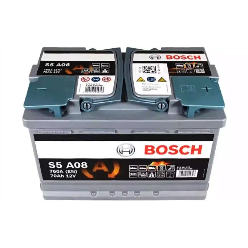 Bateria Bosch S5 AGM 12 V 70 A·h 760 A (0092S5A080)