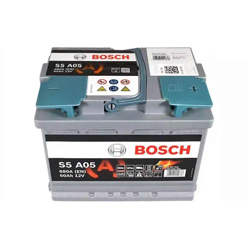 Bateria Bosch S5 AGM 12 V 60 A·h 680 A (0092S5A050)