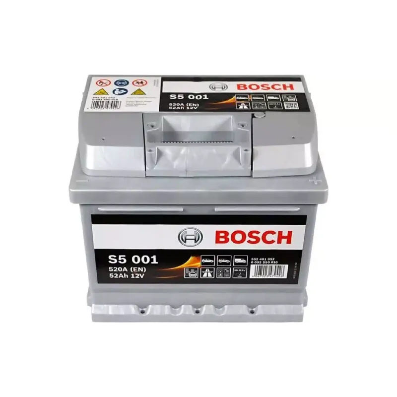 بطارية Bosch S5 12 V 52 A·h 520 A (0092S50010)