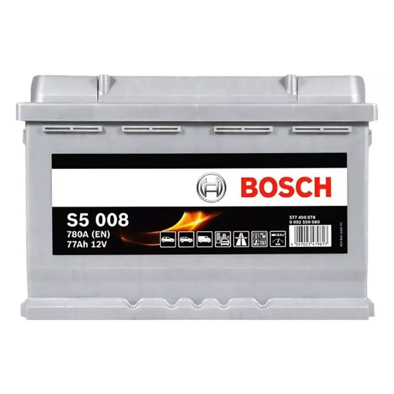 Батерия Bosch S4 12 V 77 A·h 780 A (0092S50080)