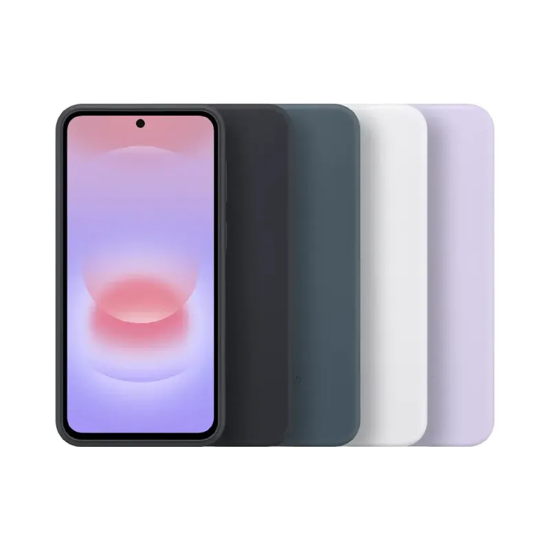 قضية Samsung Silicone Case, Black (EF-PA376CBEGWW)