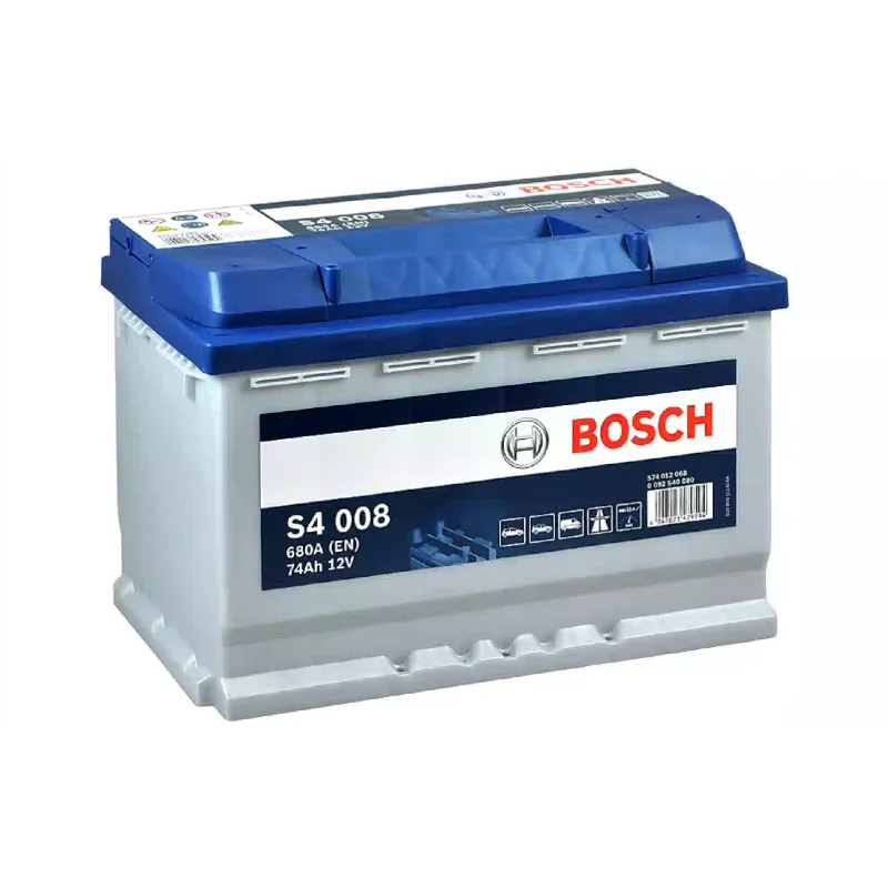 Μπαταρία Bosch S4 12 V 74 A·h 680 A (0092S40080)