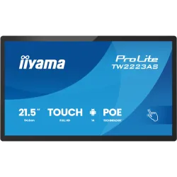 Монитор сенсорный Iiyama 21.5" FHD/IPS /Android 14 (TW2223AS-B3P)