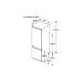 Built-in refrigerator Siemens (KI87VVSE0N), 200 l, White