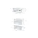 Built-in refrigerator Siemens (KI87VVSE0N), 200 l, White
