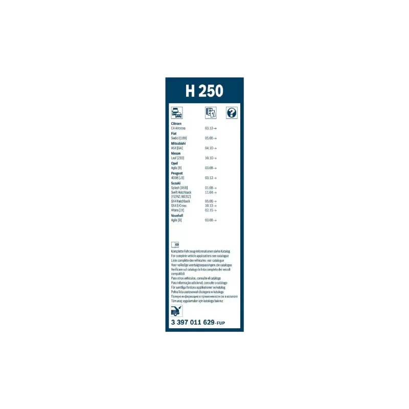 Limpiaparabrisas trasero Bosch Twin (3397011629)