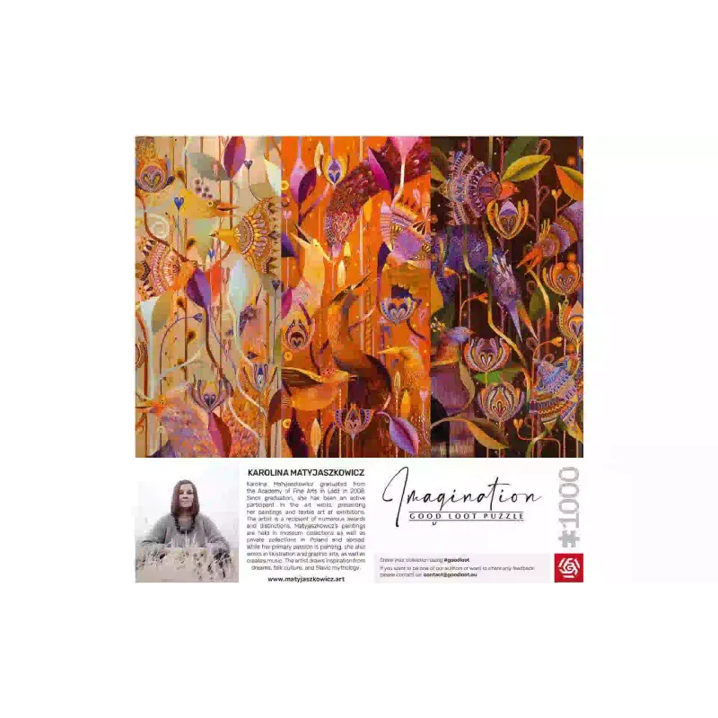 لغز GoodLoot Imagination Karolina Matyjaszkowicz In the Avian Thicket Triptych (5908305250890)