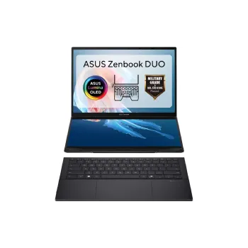 Ноутбук Asus Zenbook Duo 14" FHD 32Gb/1Tb/U9-285H/UMA/W11 Grey UX8406CA-QL046W (90NB14X1-M001N0)