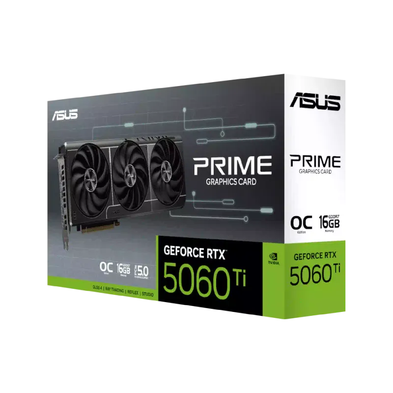 Відеокарта Asus GeForce RTX 5060Ti (PRIME-RTX5060TI-016G)
