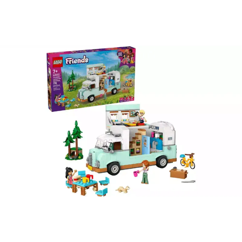 Construtor LEGO Friends Friendship Camper Van Adventure (42663)