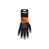Рукавички робочі Neo Tools (97-647K-10), р.10, полієстер, Black