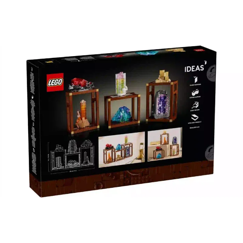 Konstruktőr LEGO Ideas Mineral Collection (21362)