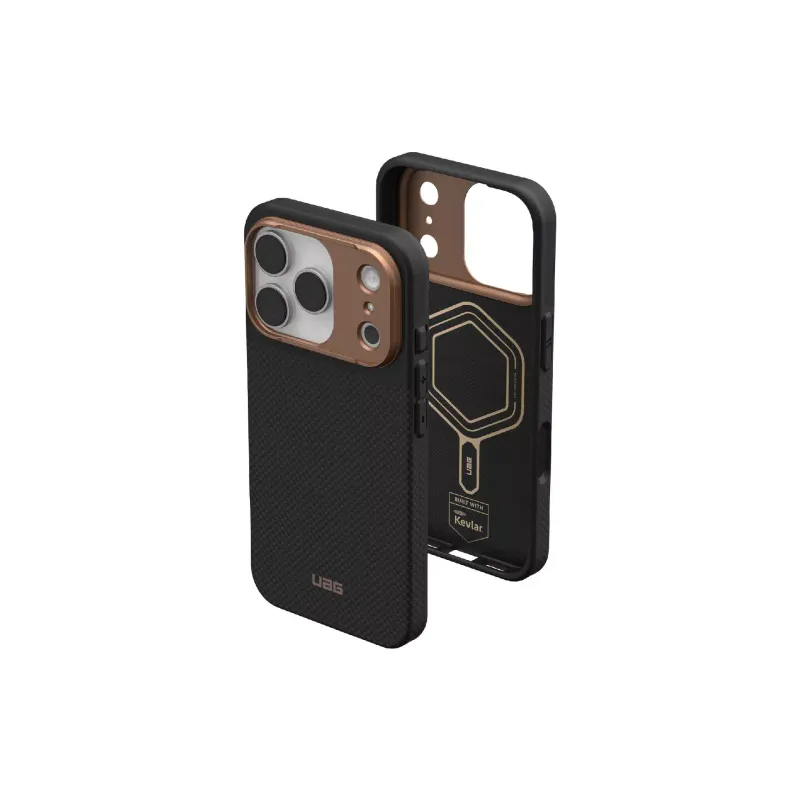 قضية UAG Fibr Armor Magsafe, Kevlar Graphite/Bronze (114555113985)