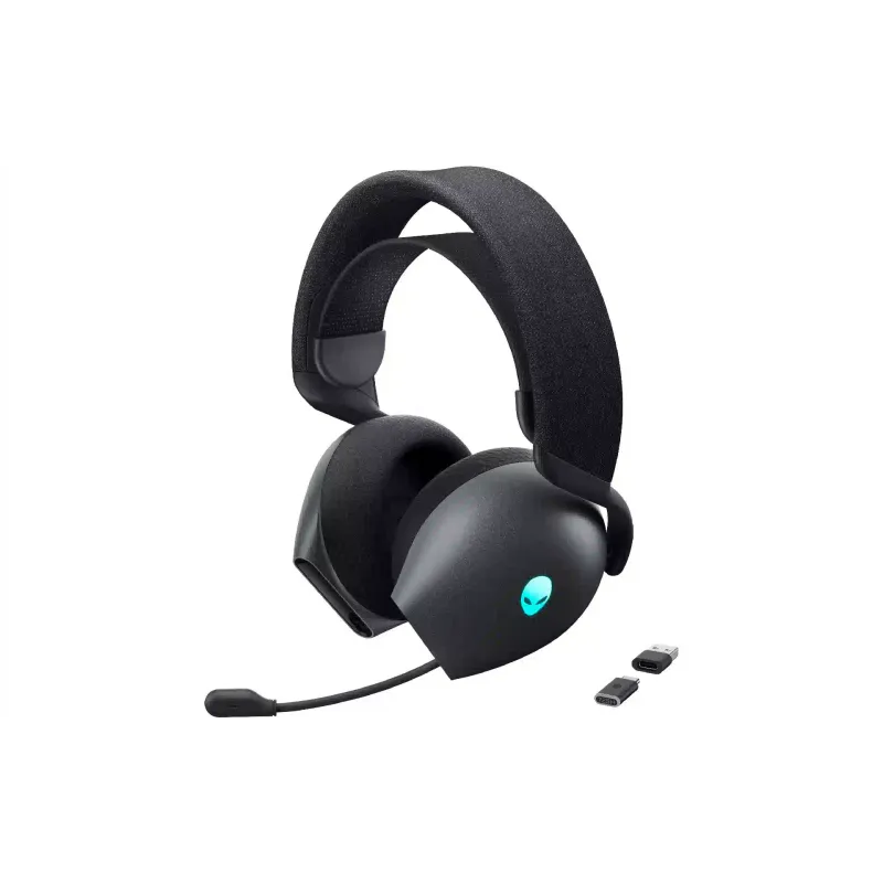 Гарнітура Dell Alienware Tri-Mode Wireless Gaming Headset AW725H (545-BBFW), Black