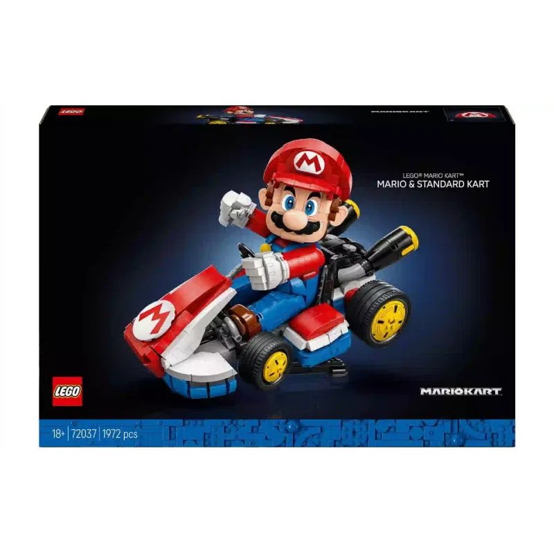 Constructor LEGO Super Mario Mario Kart - Mario & Standard Kart (72037)