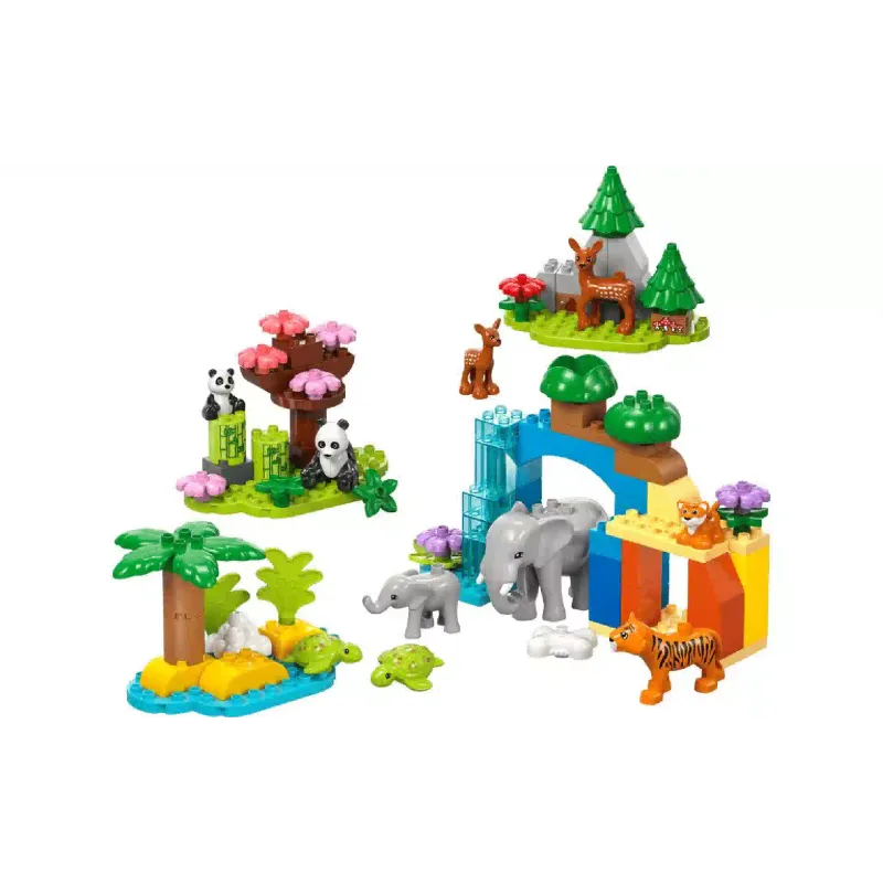 Konstruktor LEGO Duplo 3in1 Wild Animal Families (10446)