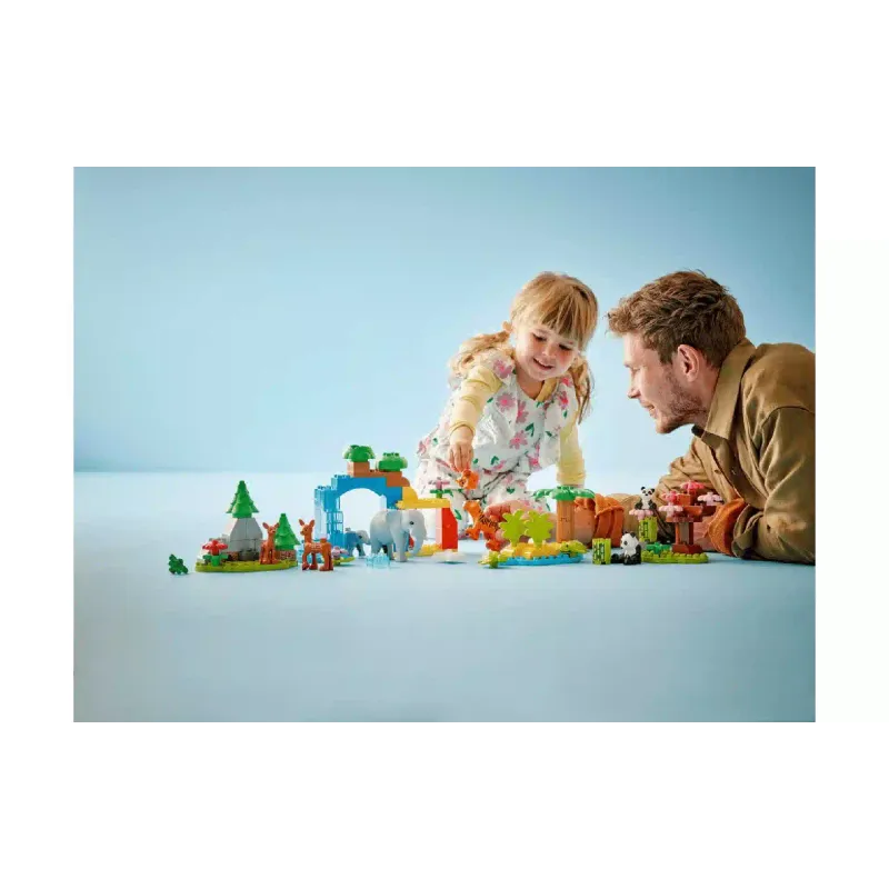Konstruktor LEGO Duplo 3in1 Wild Animal Families (10446)