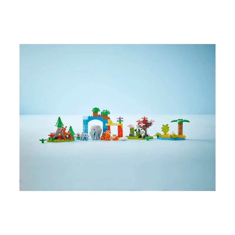 Konstruktor LEGO Duplo 3in1 Wild Animal Families (10446)