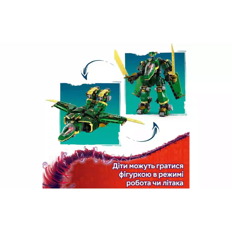 Constructor LEGO NINJAGO Lloyd’s Jet Mech (71845)
