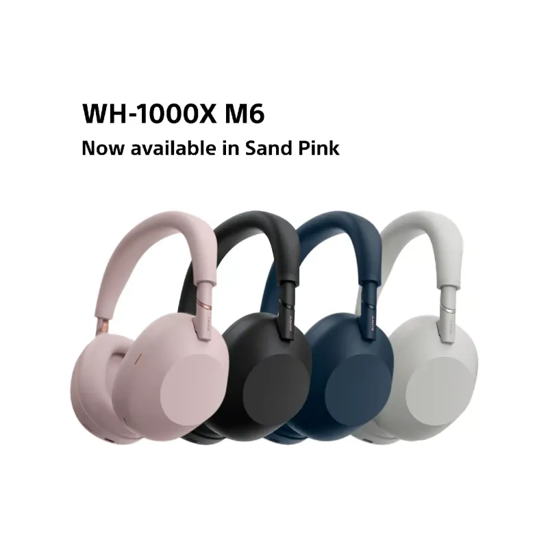 Over-Ear Headphones Sony WH-1000XM6 (WH1000XM6P.E), Pink