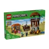 منشئ LEGO Minecraft The Pillager Outpost and Ravager (21278)