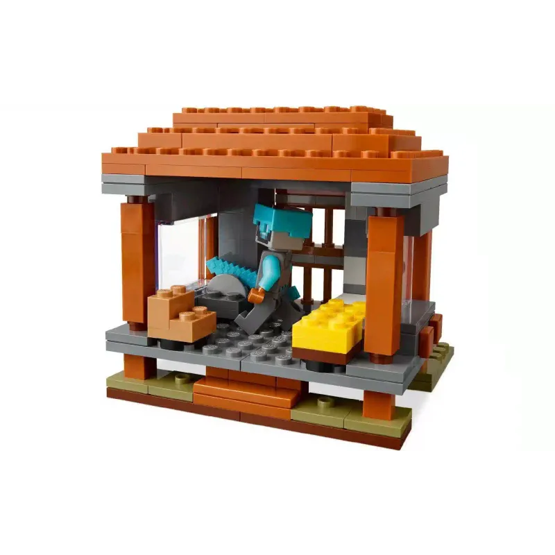 منشئ LEGO Minecraft The Pillager Outpost and Ravager (21278)