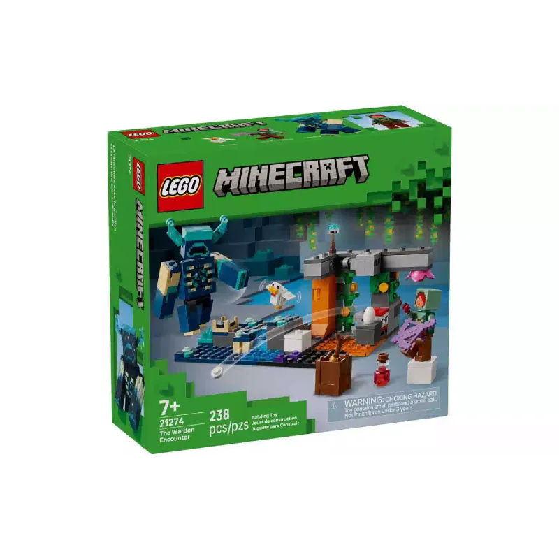Construtor LEGO Minecraft The Warden Encounter (21274)