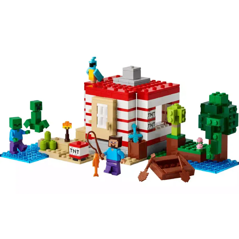 Конструктор LEGO Minecraft The TNT Jungle House (21275)