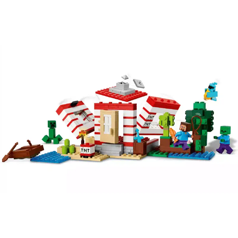Конструктор LEGO Minecraft The TNT Jungle House (21275)