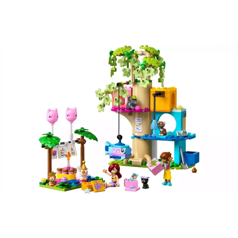 Конструктор LEGO Friends Cat Birthday Party & Tree House (42666)