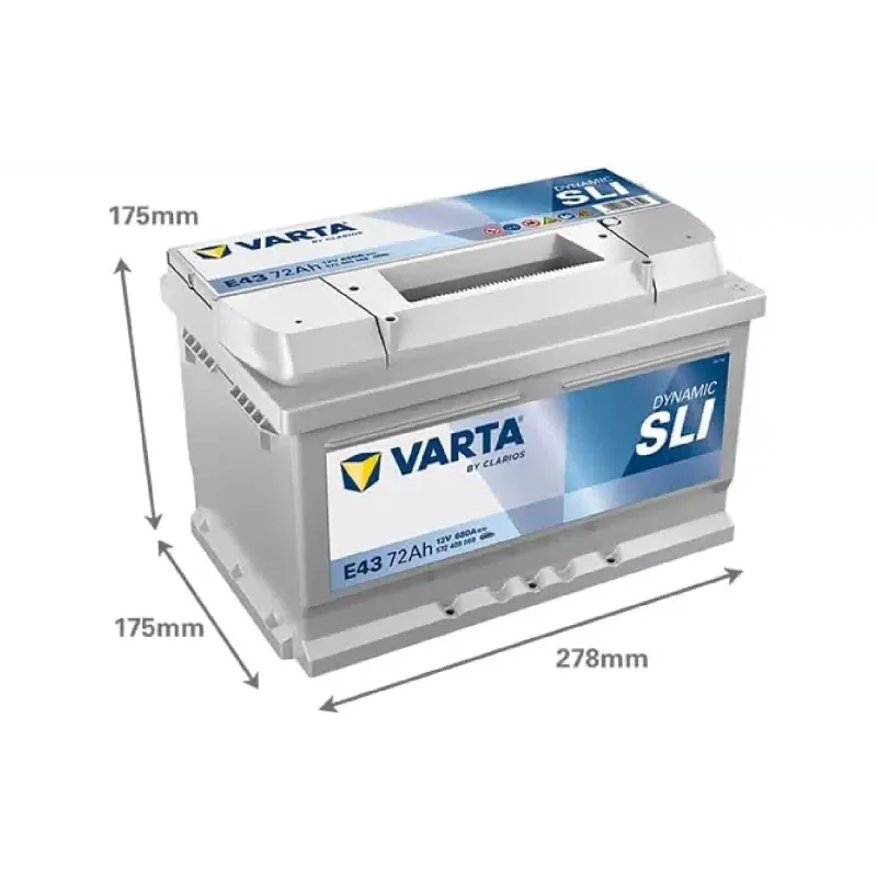 بطارية Varta Dynamic SLI 12 V 72 A·h 680 A (572409068)