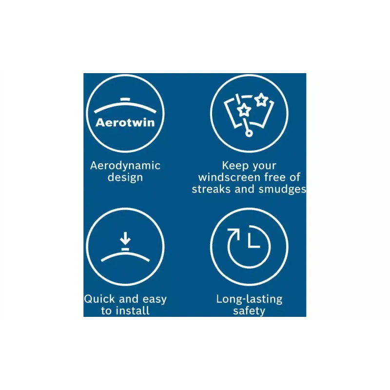Склоочисник Bosch Aerotwin (3397007414), безкаркасний, 650/400 мм