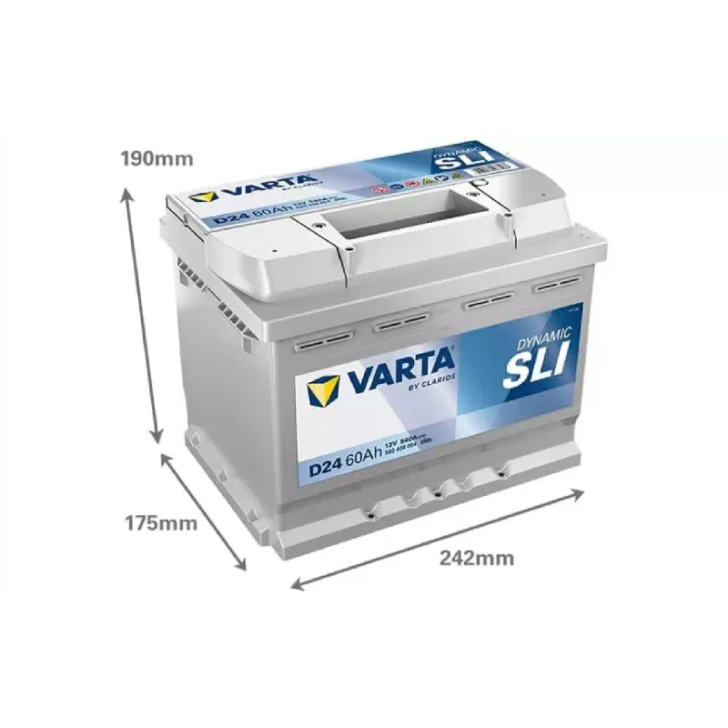 Battery Varta Dynamic SLI 12 V 60 A·h 540 A (560408054)