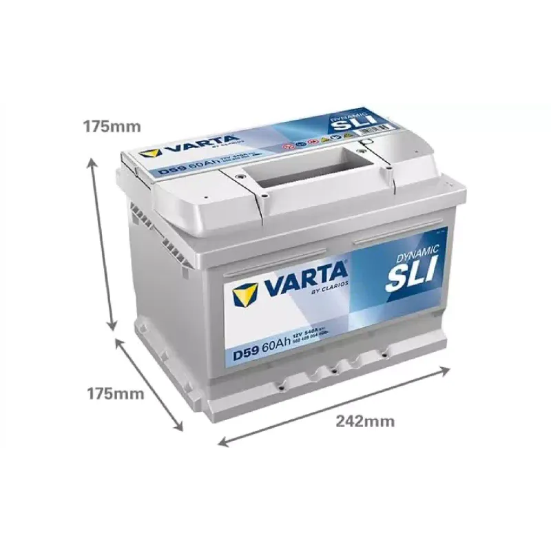 Bateria Varta Dynamic SLI 12 V 60 A·h 540 A (560409054)