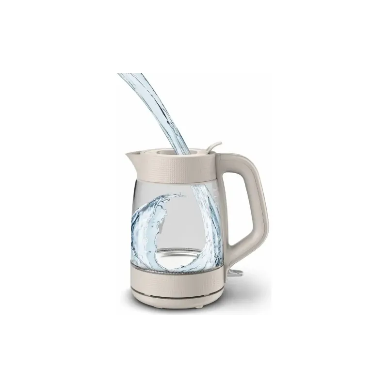 Chaleira elétrica Tefal Morning Glass Kettle, Beige (KO2G0BE0)
