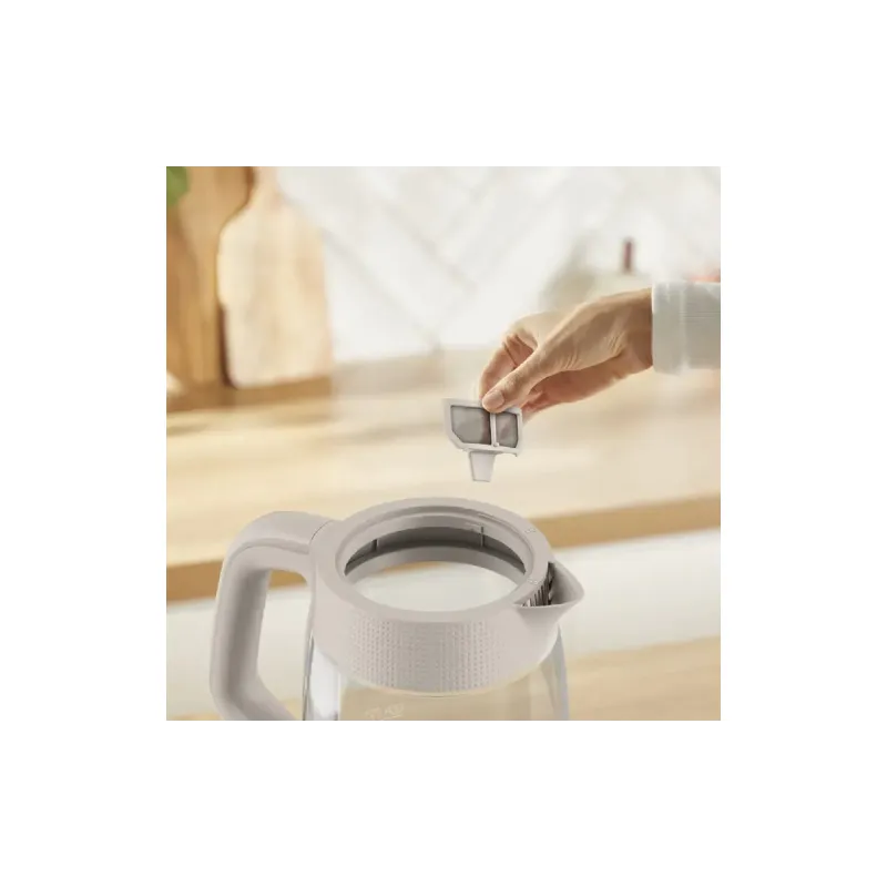 Chaleira elétrica Tefal Morning Glass Kettle, Beige (KO2G0BE0)