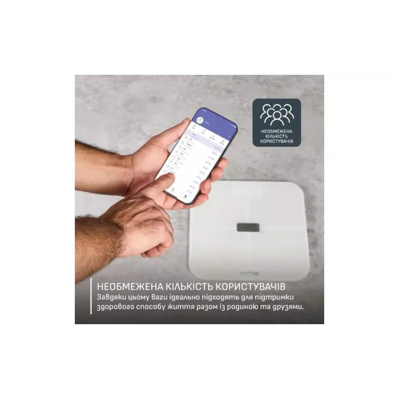 Padlómérlegek Tefal Goodvibes Sport, White (BM9740F0)