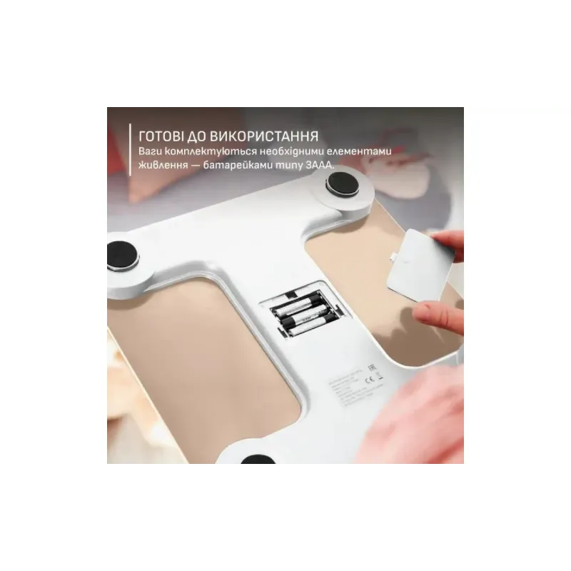 Padlómérlegek Tefal Goodvibes Sport, White (BM9740F0)