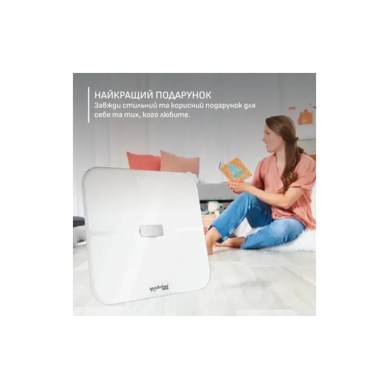 Padlómérlegek Tefal Goodvibes Sport, White (BM9740F0)