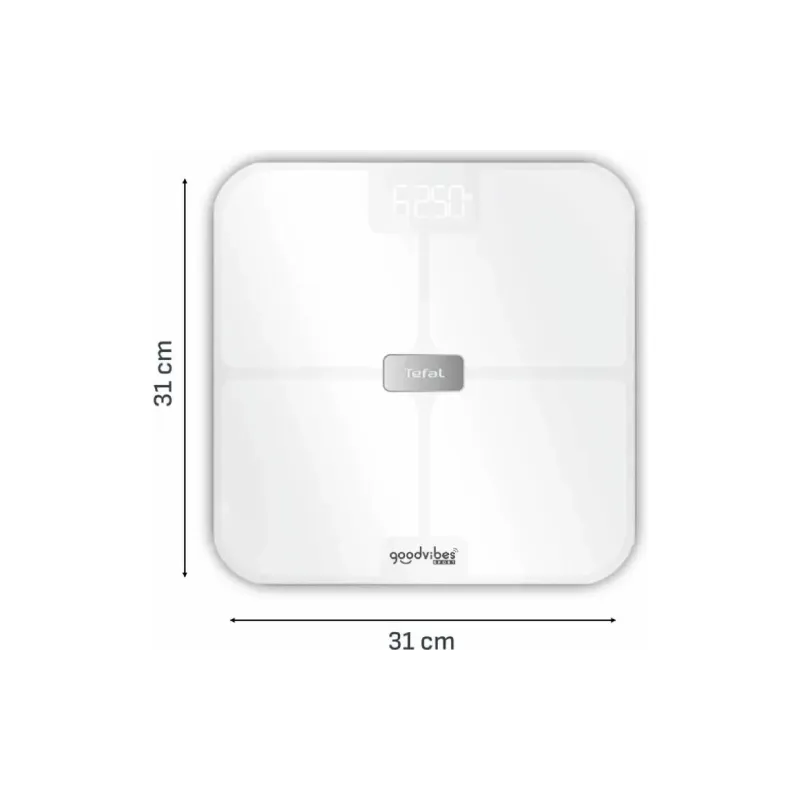 Padlómérlegek Tefal Goodvibes Sport, White (BM9740F0)
