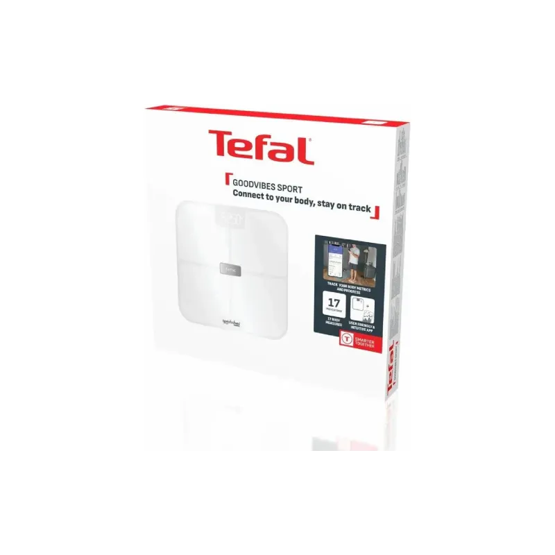 Padlómérlegek Tefal Goodvibes Sport, White (BM9740F0)