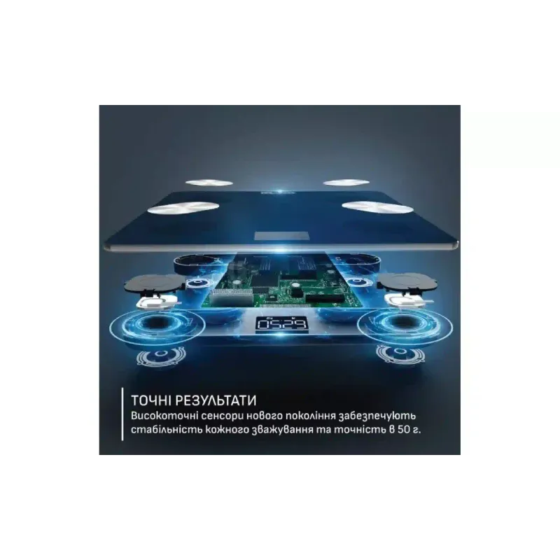 Ваги для підлоги Tefal Goodvibes Life+ (BM9720F0), 180 кг, Blue